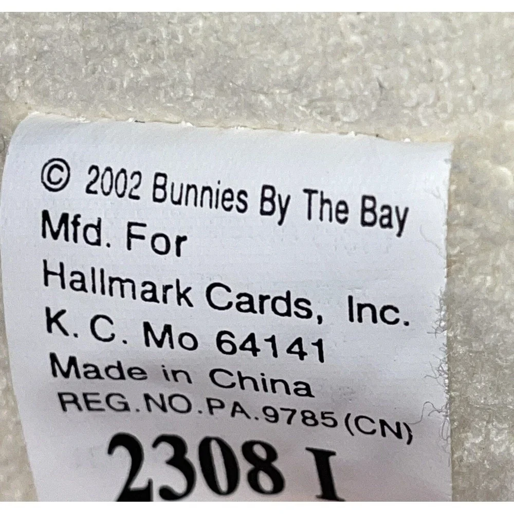 2002 Hallmark Buttercup Bunnies by the Bay Plush Easter Bunny Rabbit Bonnet  NWT